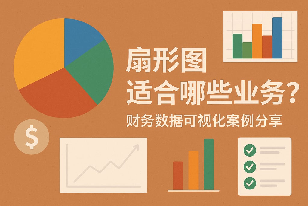 扇形图适合哪些业务？财务数据可视化案例分享