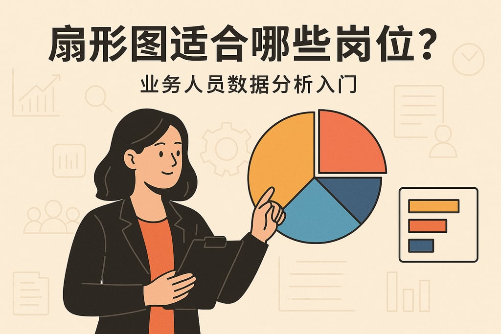 扇形图适合哪些岗位？业务人员数据分析入门