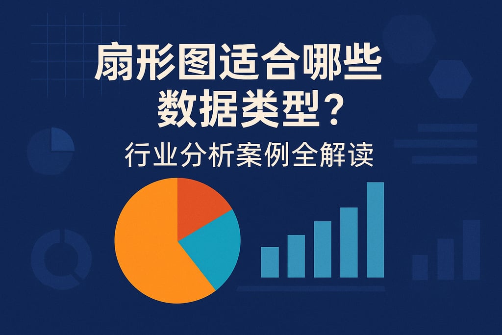 扇形图适合哪些数据类型？行业分析案例全解读
