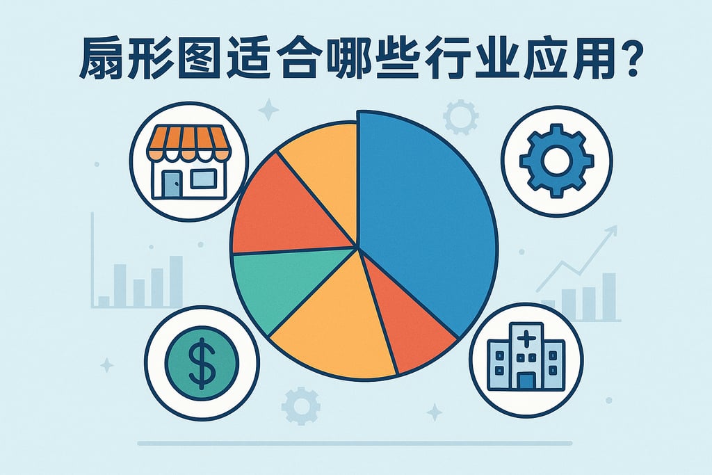 扇形图适合哪些行业应用？多维度展示业务结构