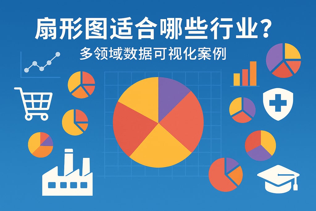 扇形图适合哪些行业？多领域数据可视化案例