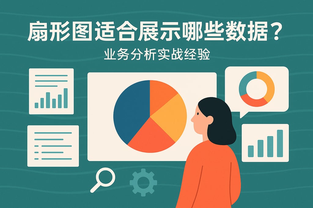 扇形图适合展示哪些数据？业务分析实战经验