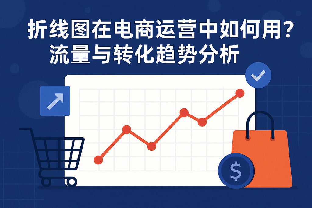 折线图在电商运营中如何用？流量与转化趋势分析