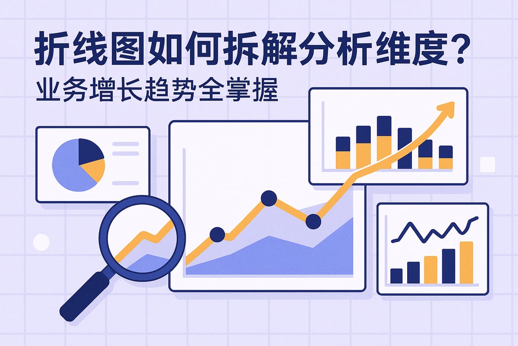 折线图如何拆解分析维度？业务增长趋势全掌握