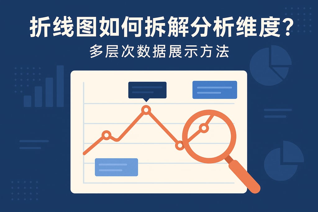 折线图如何拆解分析维度？多层次数据展示方法