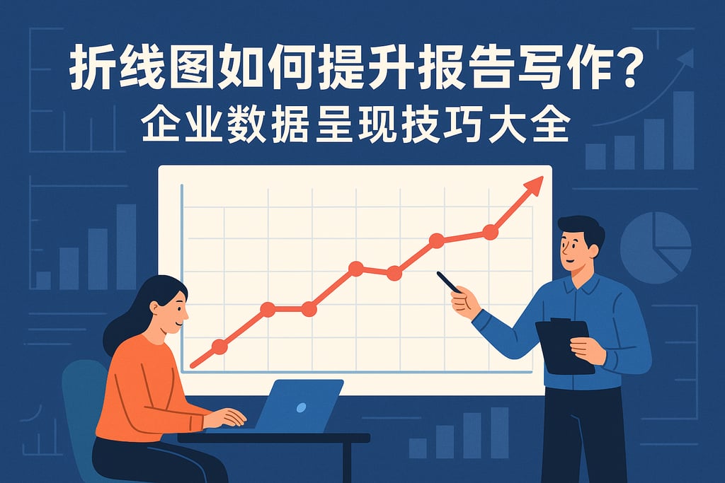 折线图如何提升报告写作？企业数据呈现技巧大全