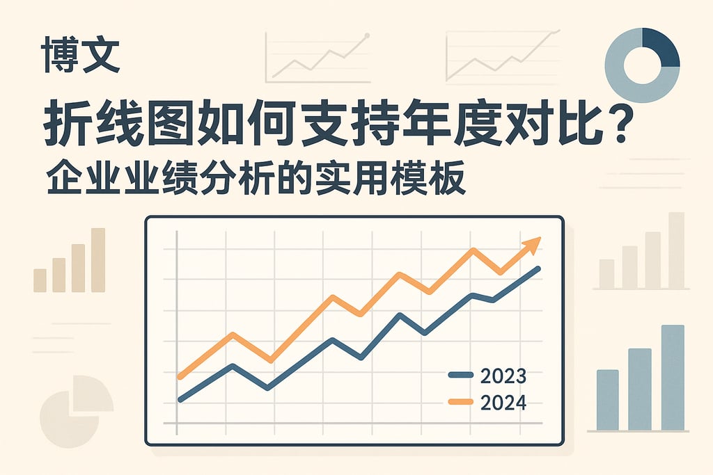 折线图如何支持年度对比？企业业绩分析的实用模板
