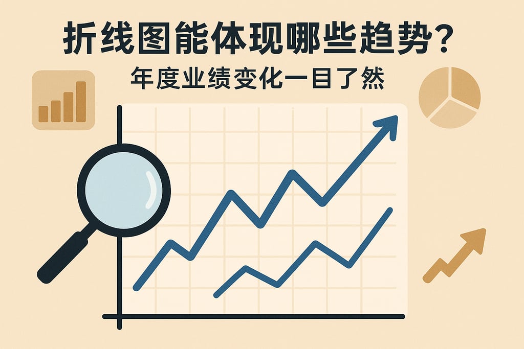 折线图能体现哪些趋势？年度业绩变化一目了然
