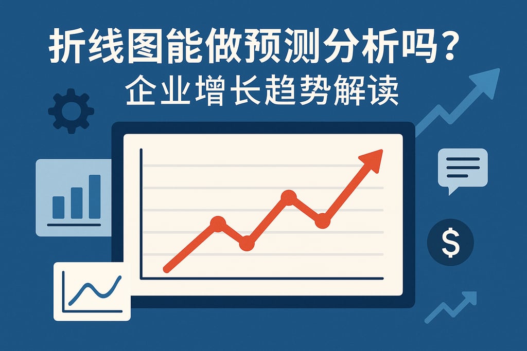 折线图能做预测分析吗？企业增长趋势解读