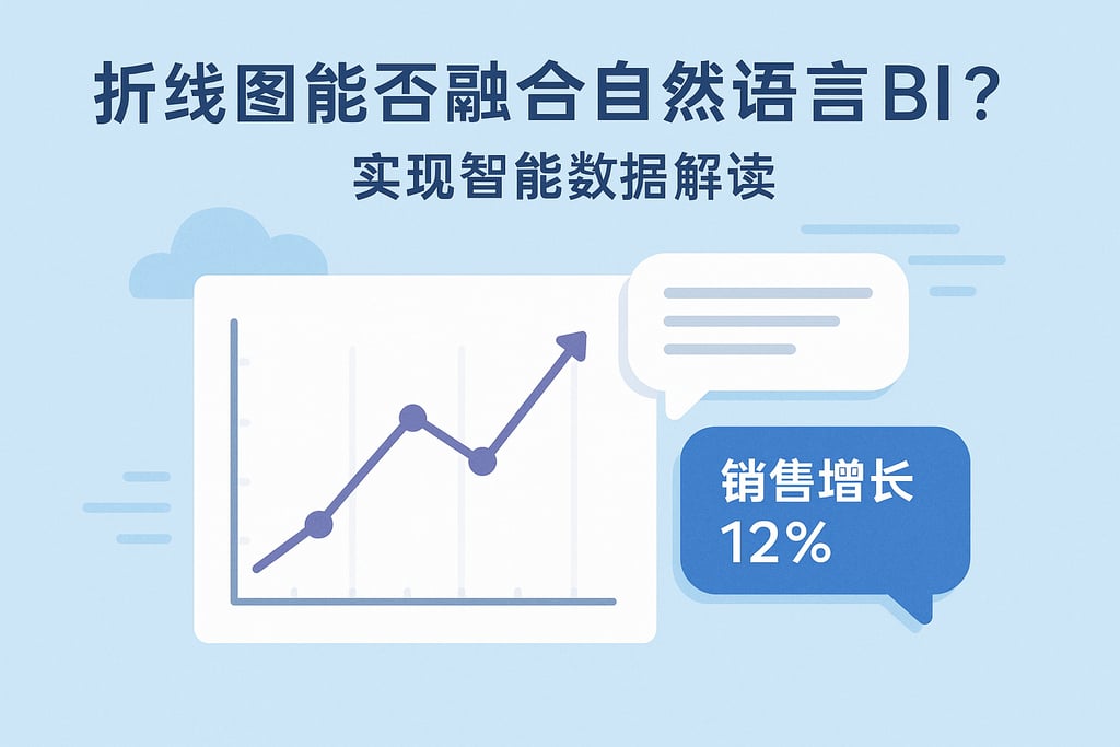 折线图能否融合自然语言BI？实现智能数据解读