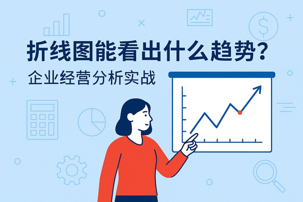 折线图能看出什么趋势？企业经营分析实战