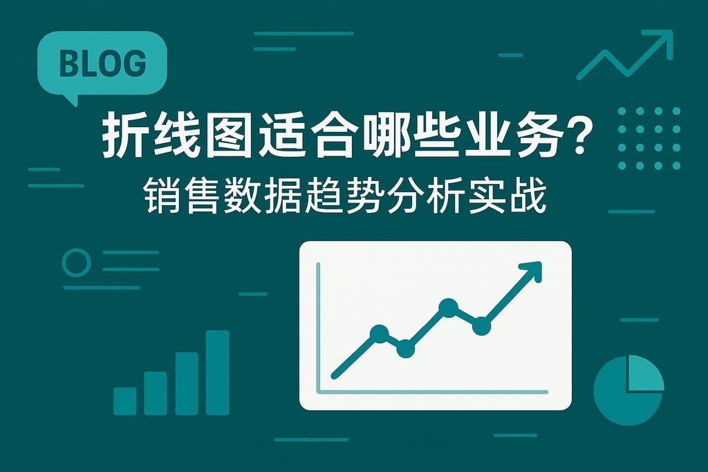 折线图适合哪些业务？销售数据趋势分析实战