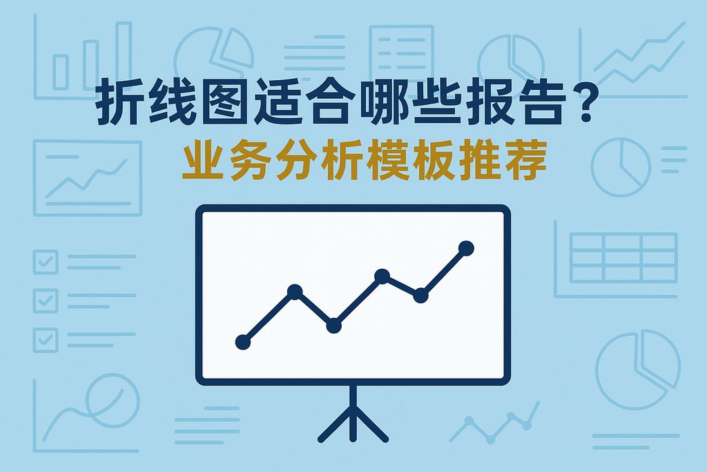折线图适合哪些报告？业务分析模板推荐