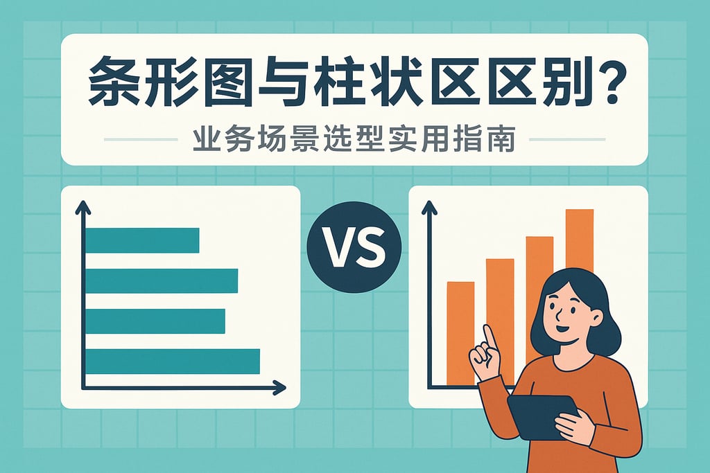 条形图与柱状图区别？业务场景选型实用指南