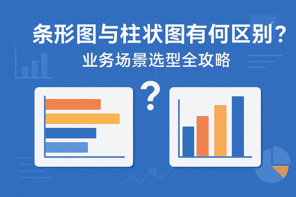 条形图与柱状图有何区别？业务场景选型全攻略