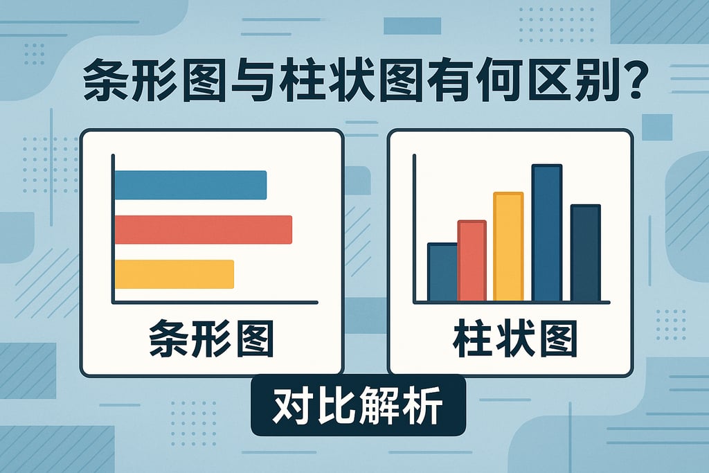 条形图与柱状图有何区别？数据展示场景对比解析