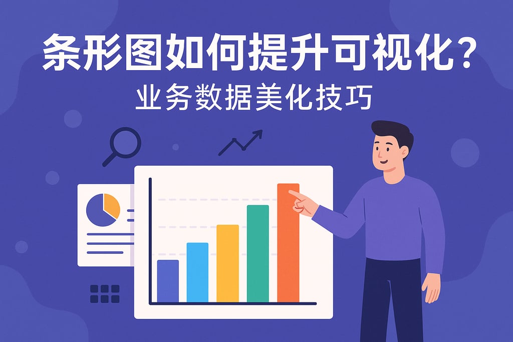 条形图如何提升可视化？业务数据美化技巧