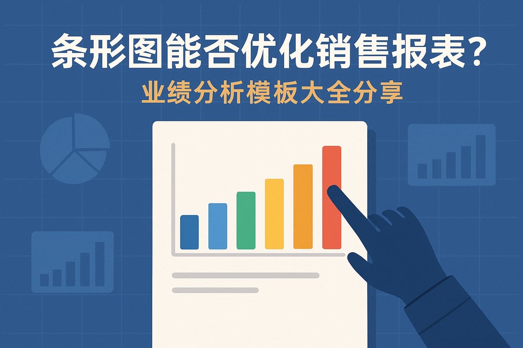 条形图能否优化销售报表？业绩分析模板大全分享