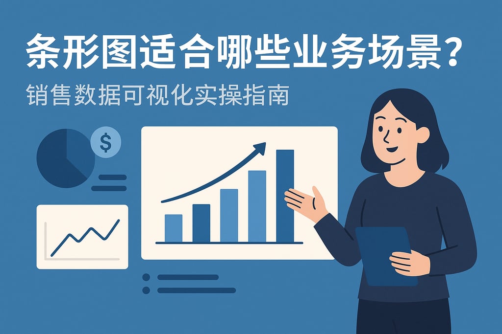 条形图适合哪些业务场景？销售数据可视化实操指南