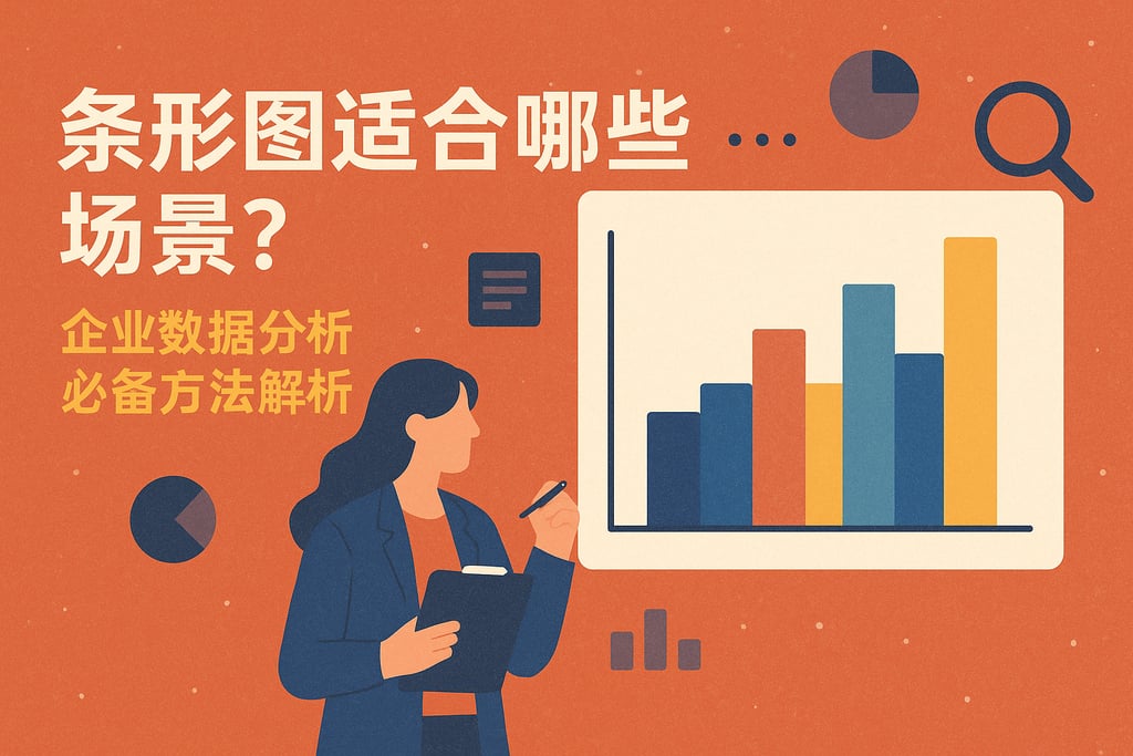 条形图适合哪些场景？企业数据分析必备方法解析