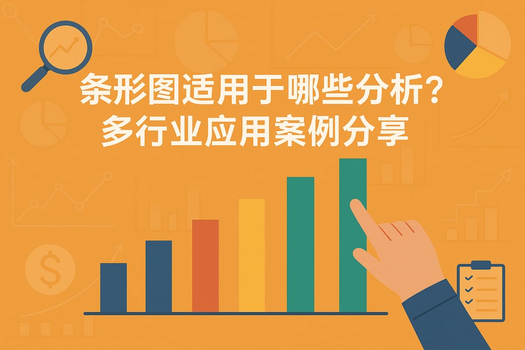 条形图适用于哪些分析？多行业应用案例分享