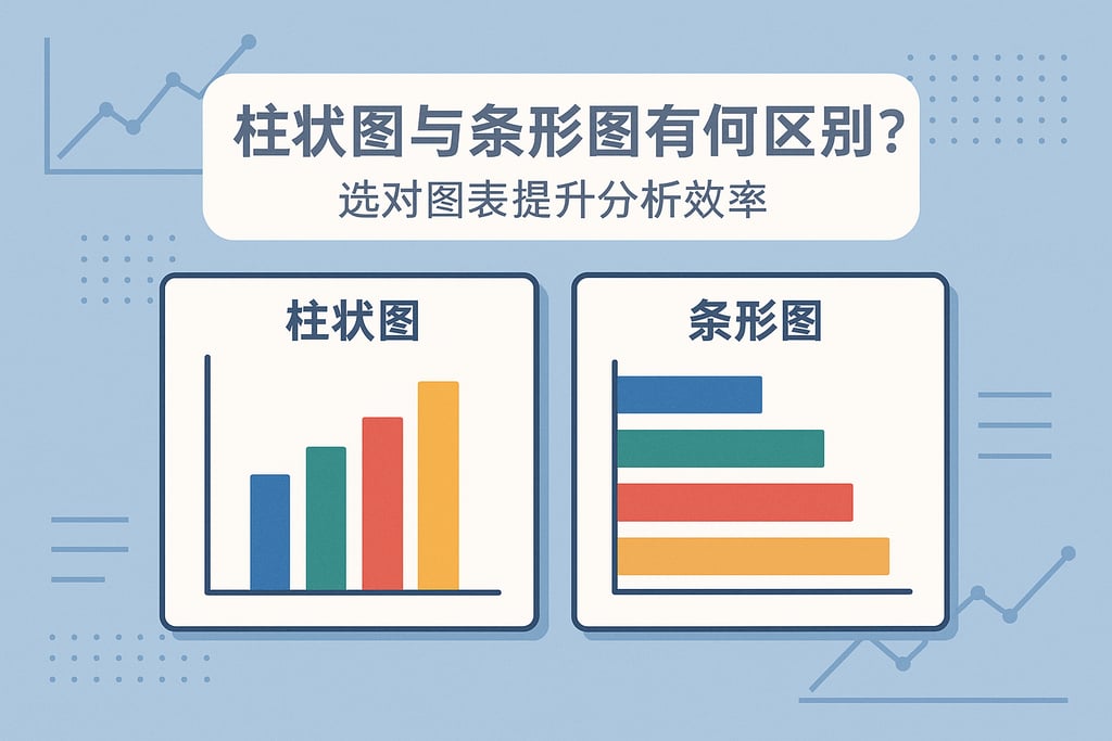 柱状图与条形图有何区别？选对图表提升分析效率