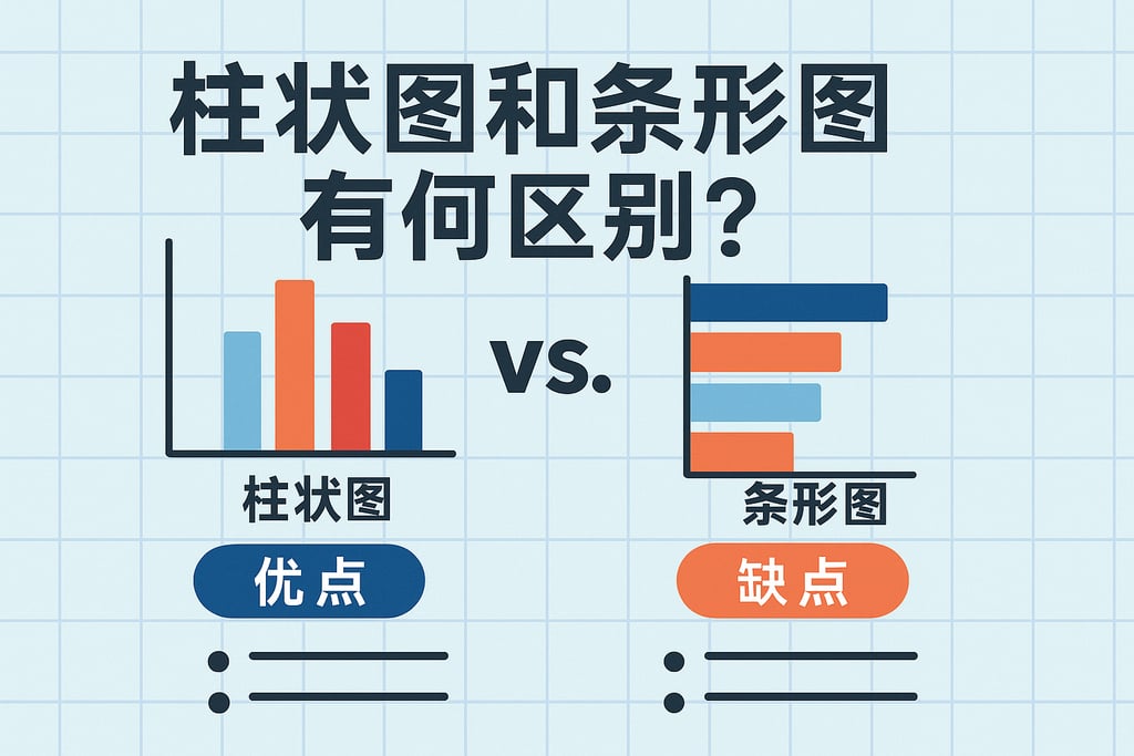 柱状图和条形图有何区别？可视化方案优缺点对比