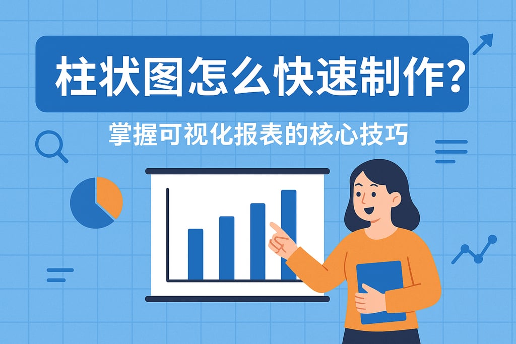柱状图怎么快速制作？掌握可视化报表的核心技巧