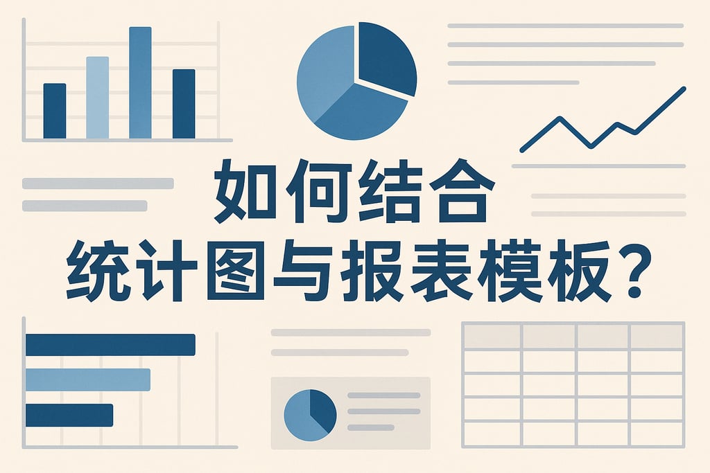 统计图与报表模板如何结合？行业通用设计规范
