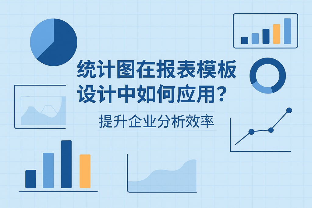 统计图在报表模板设计中如何应用？提升企业分析效率