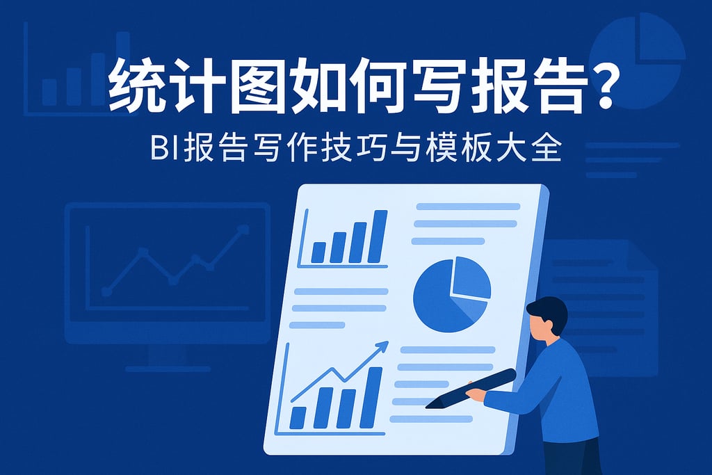 统计图如何写报告？BI报告写作技巧与模板大全