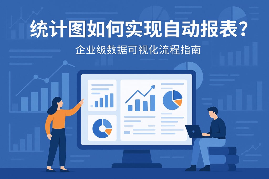 统计图如何实现自动报表？企业级数据可视化流程指南