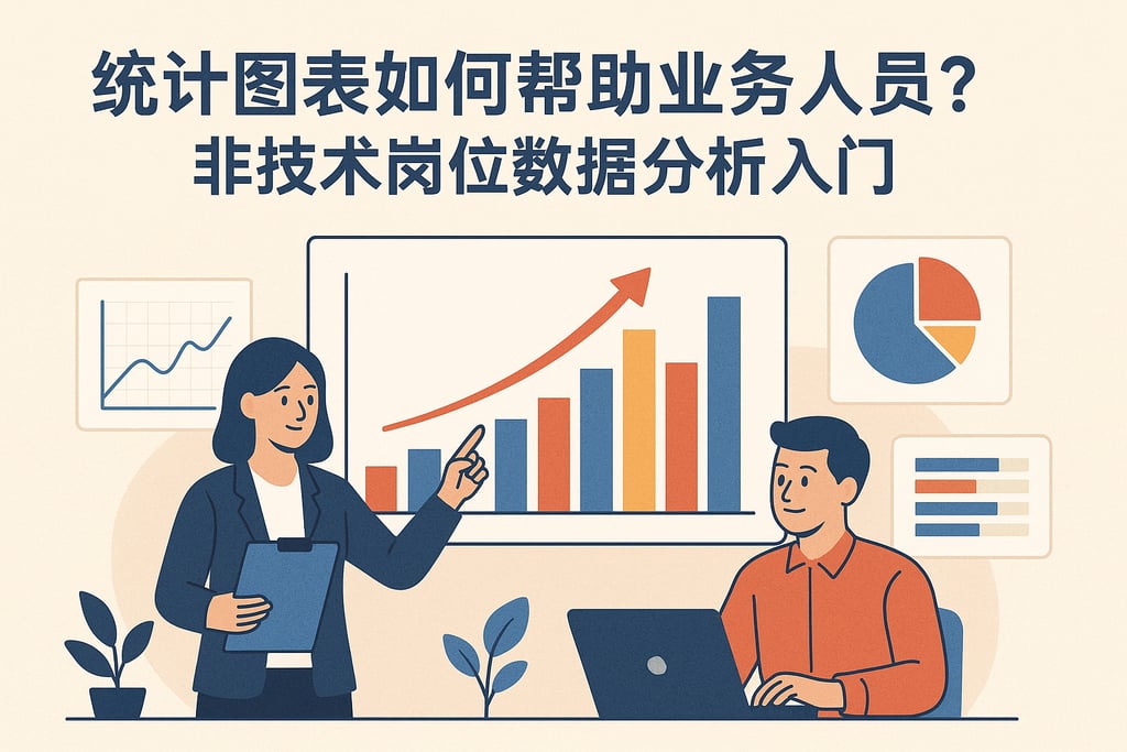 统计图如何帮助业务人员？非技术岗位数据分析入门