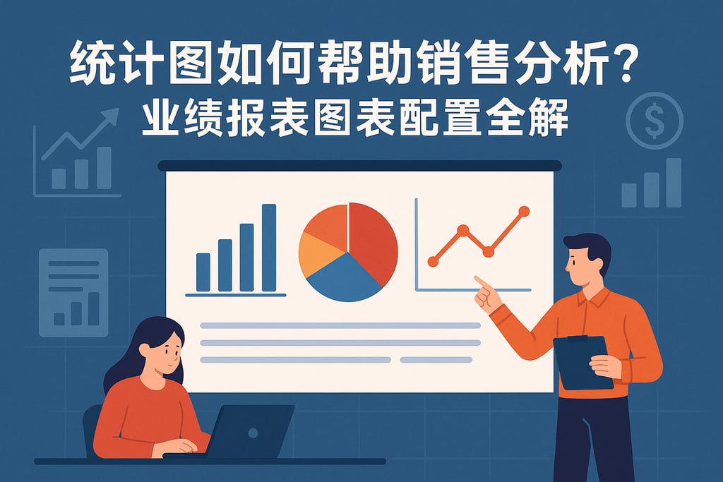 统计图如何帮助销售分析？业绩报表图表配置全解