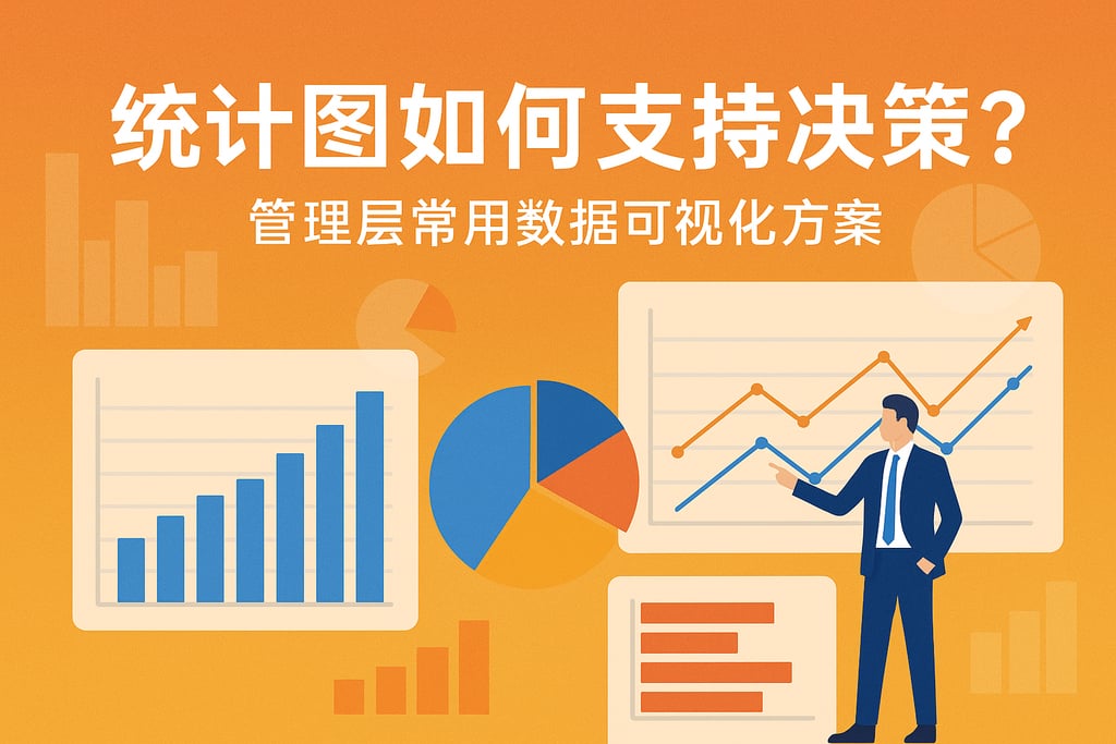 统计图如何支持决策？管理层常用数据可视化方案