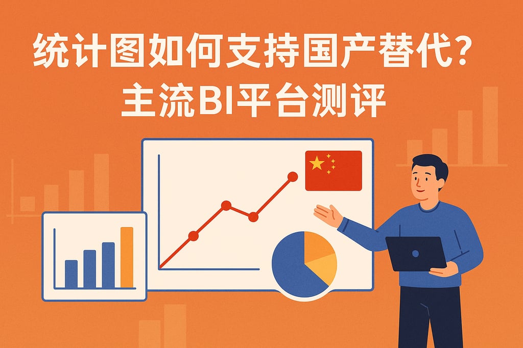 统计图如何支持国产替代？主流BI平台测评