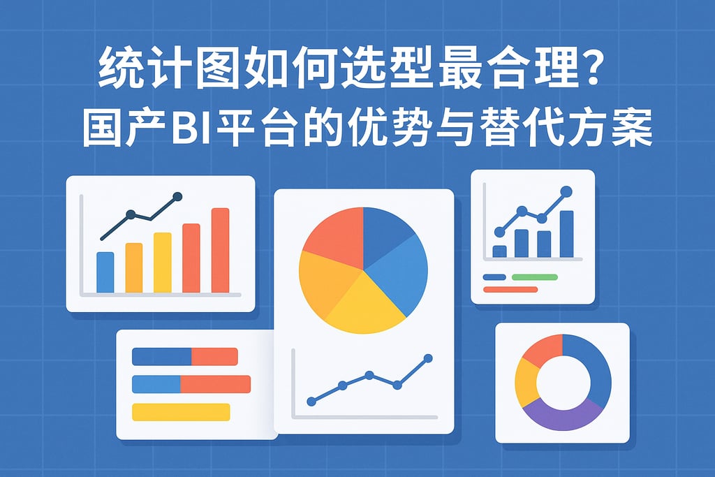 统计图如何选型最合理？国产BI平台的优势与替代方案