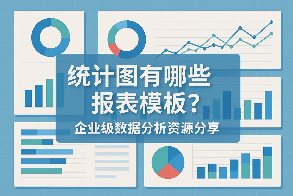 统计图有哪些报表模板？企业级数据分析资源分享