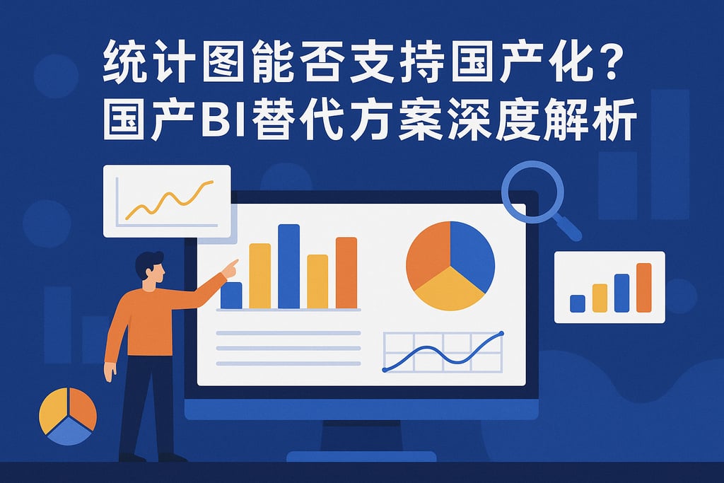 统计图能否支持国产化？国产BI替代方案深度解析