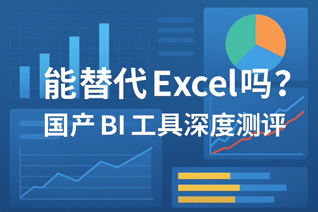 统计图能替代Excel吗？国产BI工具深度测评
