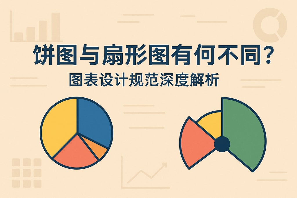 饼图与扇形图有何不同？图表设计规范深度解析