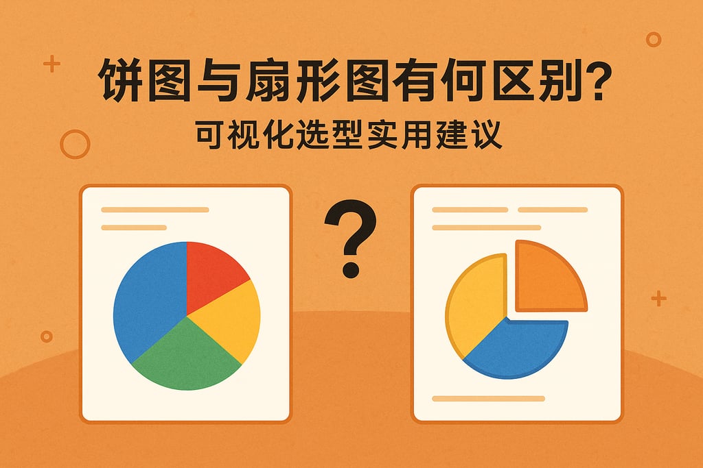 饼图与扇形图有何区别？可视化选型实用建议