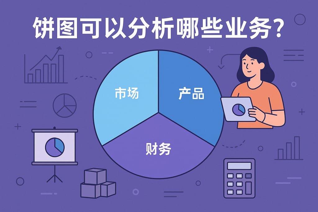 饼图可以分析哪些业务？市场、产品、财务多场景应用