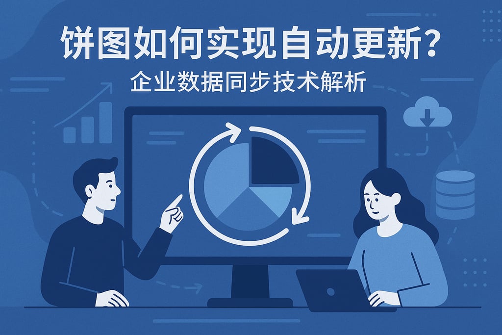 饼图如何实现自动更新？企业数据同步技术解析