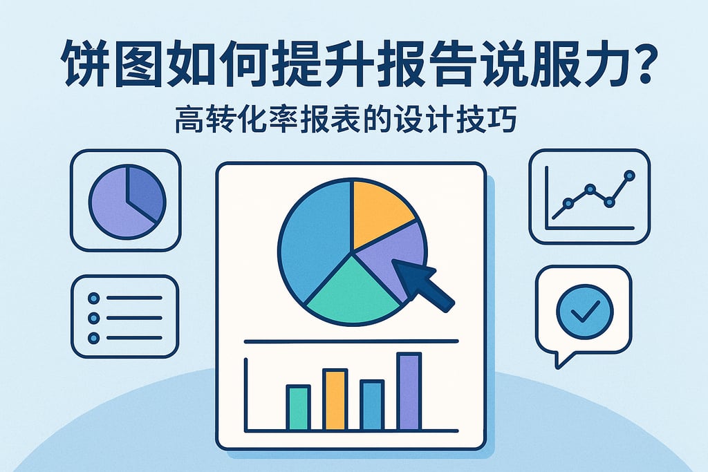 饼图如何提升报告说服力？高转化率报表的设计技巧