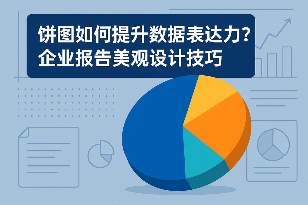 饼图如何提升数据表达力？企业报告美观设计技巧