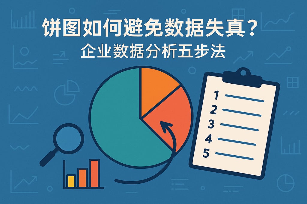 饼图如何避免数据失真？企业数据分析五步法