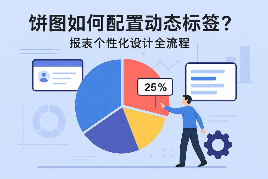 饼图如何配置动态标签？报表个性化设计全流程