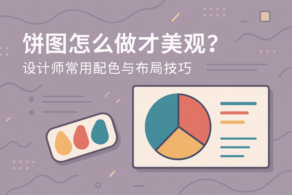 饼图怎么做才美观？设计师常用配色与布局技巧