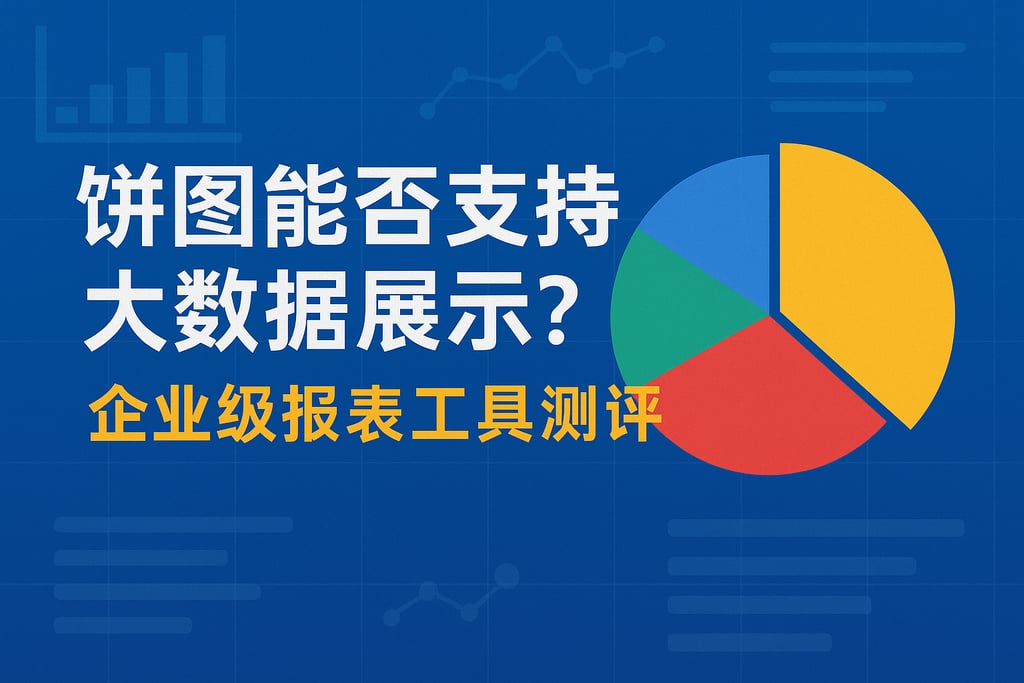 饼图能否支持大数据展示？企业级报表工具测评